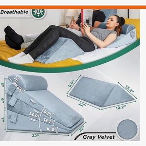 Linux 5pcs orthopedic bed wedge